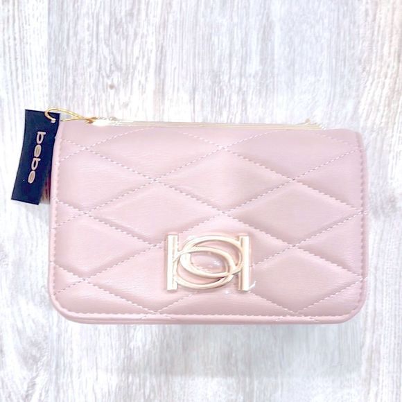 bebe Handbags - Bebe Women's Abigail Logo Top Crossbody NWT
